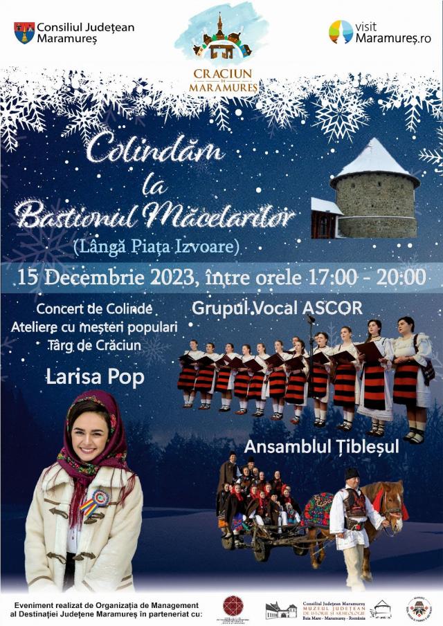 ”Colindăm la Bastionul Măcelarilor” - evenimentul care aduce spiritul  sărbătorilor în inimile oamenilor