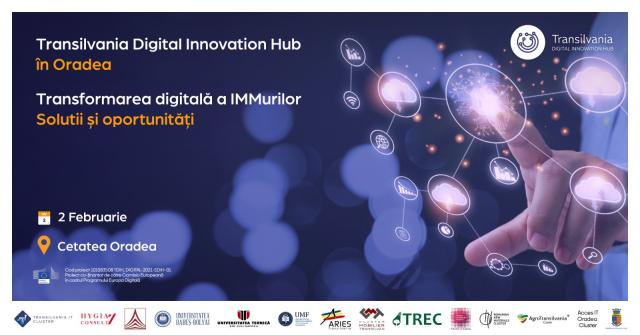 Evenimentul „Transformare digitală a IMM-urilor. Soluții și  oportunități’’, la Oradea