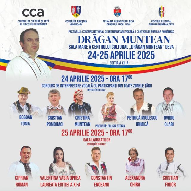Festivalul-Concurs Național de Interpretare Vocală a Cântecului Popular Românesc  „Drăgan Muntean”, ediția a XII-a