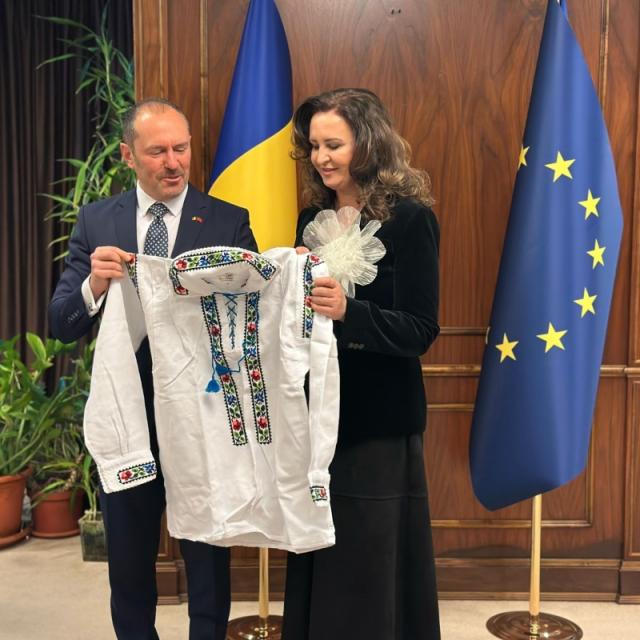 Ministrul Culturii, Natalia-Elena Intotero, a primit delegația Republicii Turcia în  contextul pregătirii Sezonului Cultural România–Turcia 2028