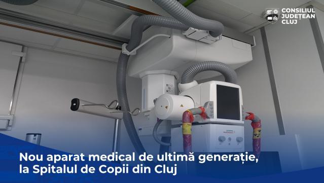 Nou aparat medical de ultimă generație, la Spitalul de Copii din Cluj