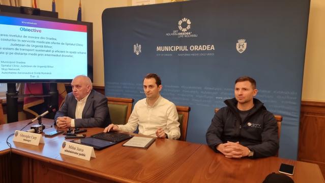 Proiect-pilot unic în România: probele biologice vor fi transportate între spitalele orădene cu drone medicale