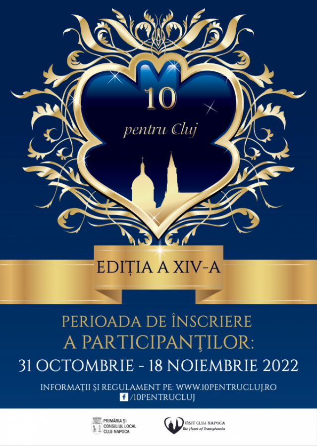 Au început înscrierile pentru Gala de Excelenţă 10 pentru Cluj
