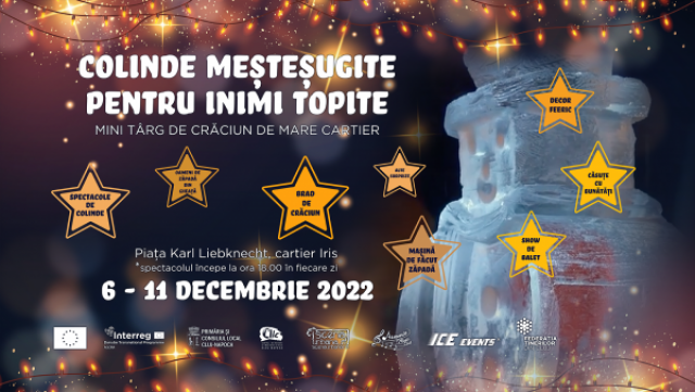 „Colinde meșteșugite pentru inimi topite” - mini târg de Crăciun în cartierul Iris