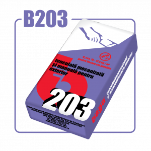 Tencuială mecanizată și manuală pentru exterior B203, 30 kg