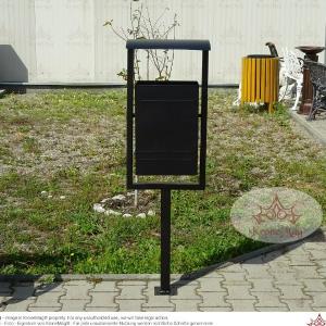 Cos Gunoi Metalic, Stradal, URBAN 15.C cu Capac