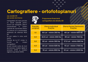 Cartografiere - ortofotoplanuri