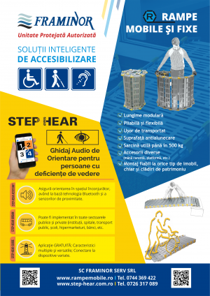 STEP-HEAR Ghidaj Audio  pentru persoanele cu deficiente de vedere