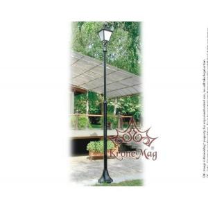 Stâlp Iluminat Parc Metalic cu Ornamente Fontă MO27