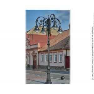 Stâlp de Iluminat Exterior din Fontă C1-L4