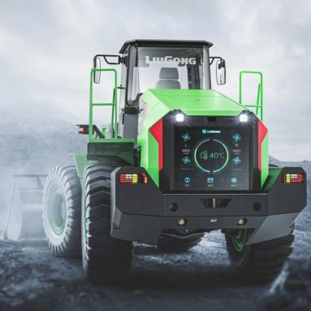 856 HE LiuGong Dressta - incarcatorul frontal 100% ELECTRIC acum si in Romania