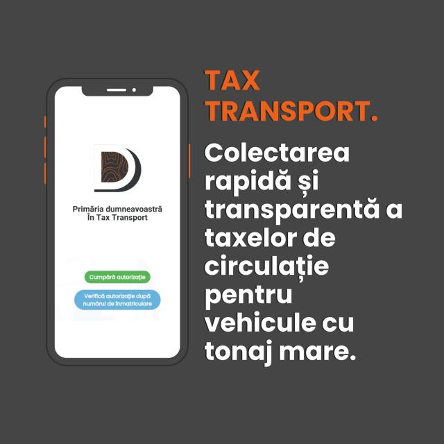 Aplicația Tax Transport