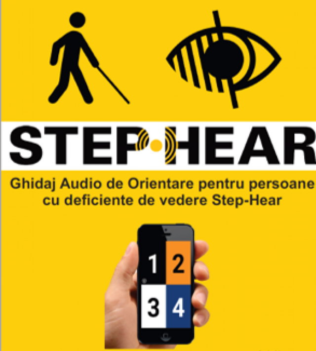 STEP-HEAR Ghidaj Audio  pentru persoanele cu deficiente de vedere