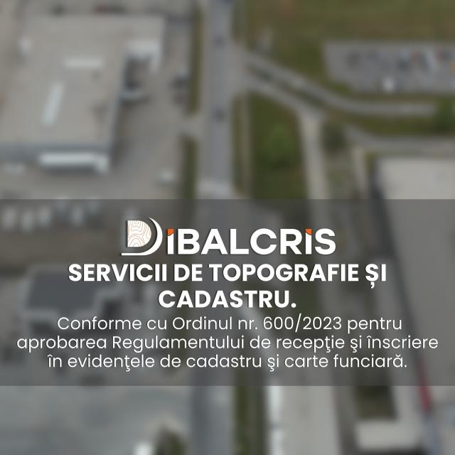 Servicii de topografie și cadastru.