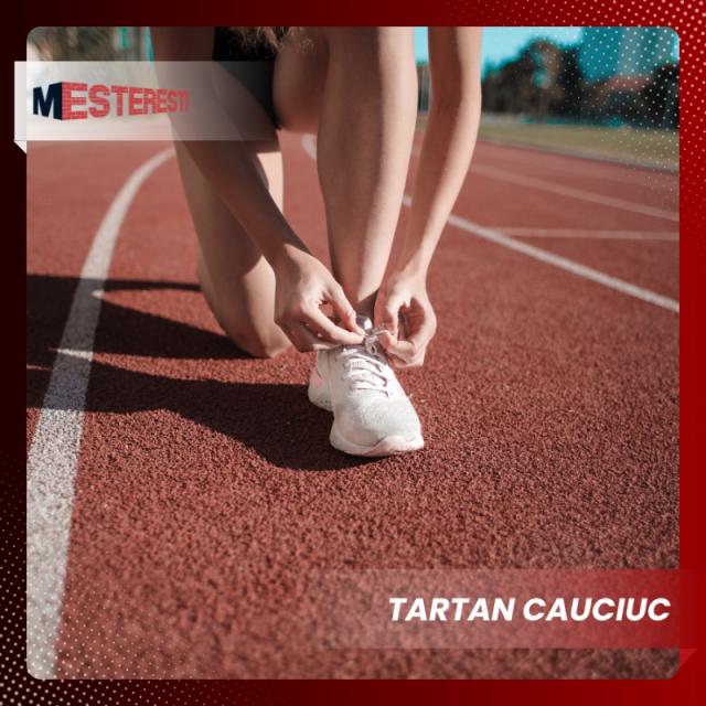 Terenuri Sport din Tartan Cauciuc + Trasaje GRATUITE
