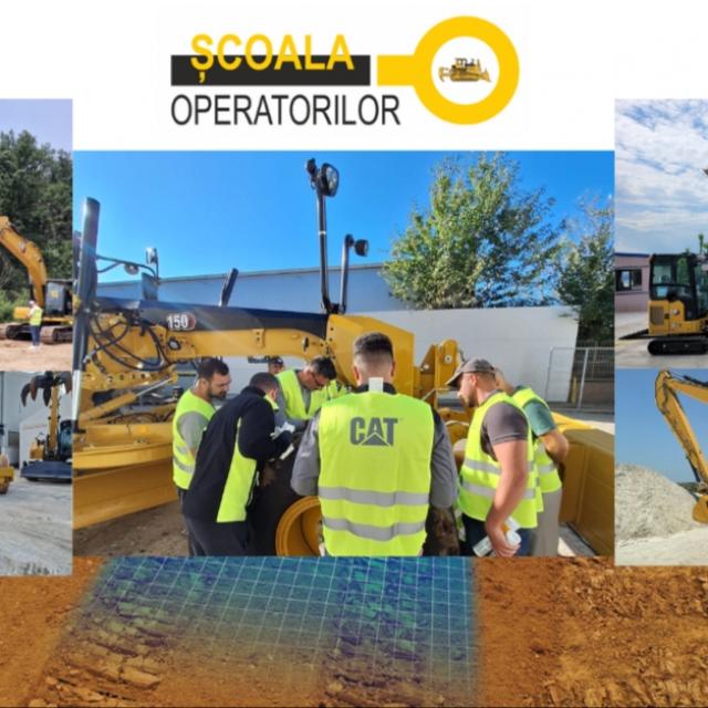 Școala Operatorilor anunță noi sesiuni de curs pentru viitorii maeștri ai utilajelor de construcții