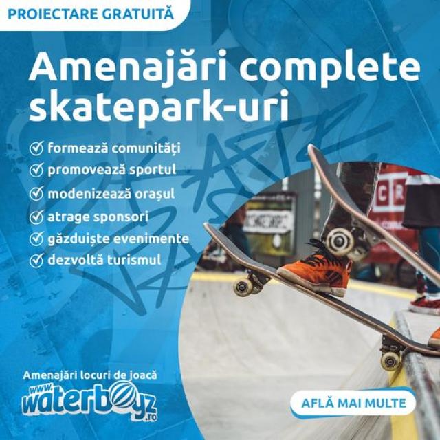 Amenajări complete Skatepark
