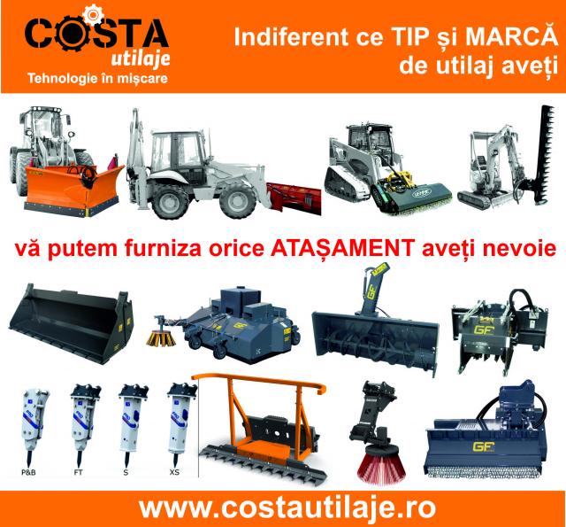 Atasamente pentru orice TIP si MARCA de utilaj