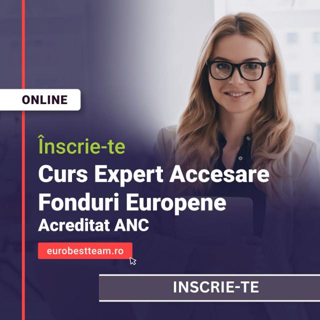 Curs Acreditat CAFFPA Expert Accesare Fonduri Europene 25 august 18 septembrie 2025