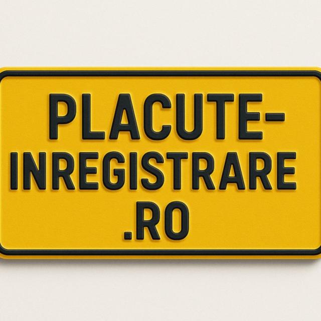 Ofertă Plăcuțe și Certificate Înregistrare (Conform Ordin 181/2024)