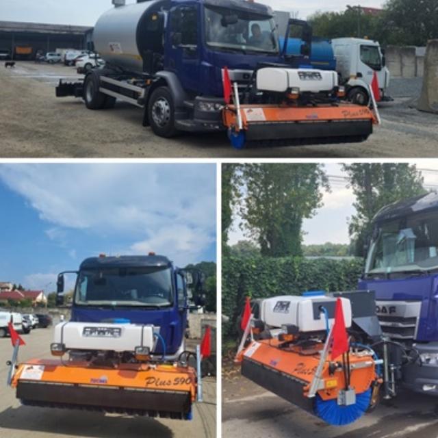 Perie pentru camioane - gudroneze de emulsie bituminoasa